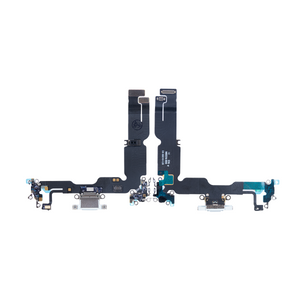 For Apple iPhone 15 Plus System Charging Flex Blue Pulled