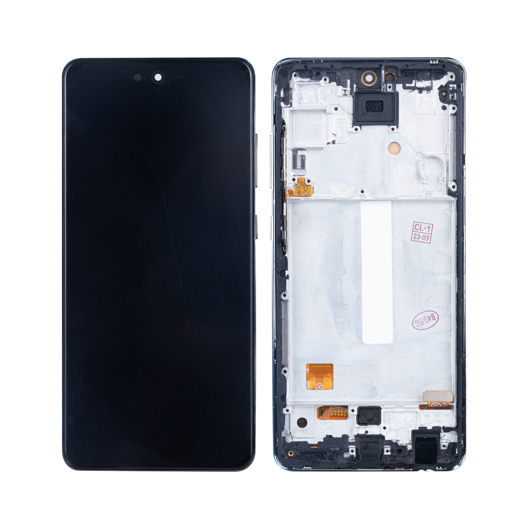 Samsung Galaxy A52 4G A525F, A52 5G A526B, A52s 5G A528B Display And Digitizer With Frame Awesome White Soft-OLED