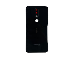 Nokia 5.1 Plus (X5) Back Cover With Lens Black OEM