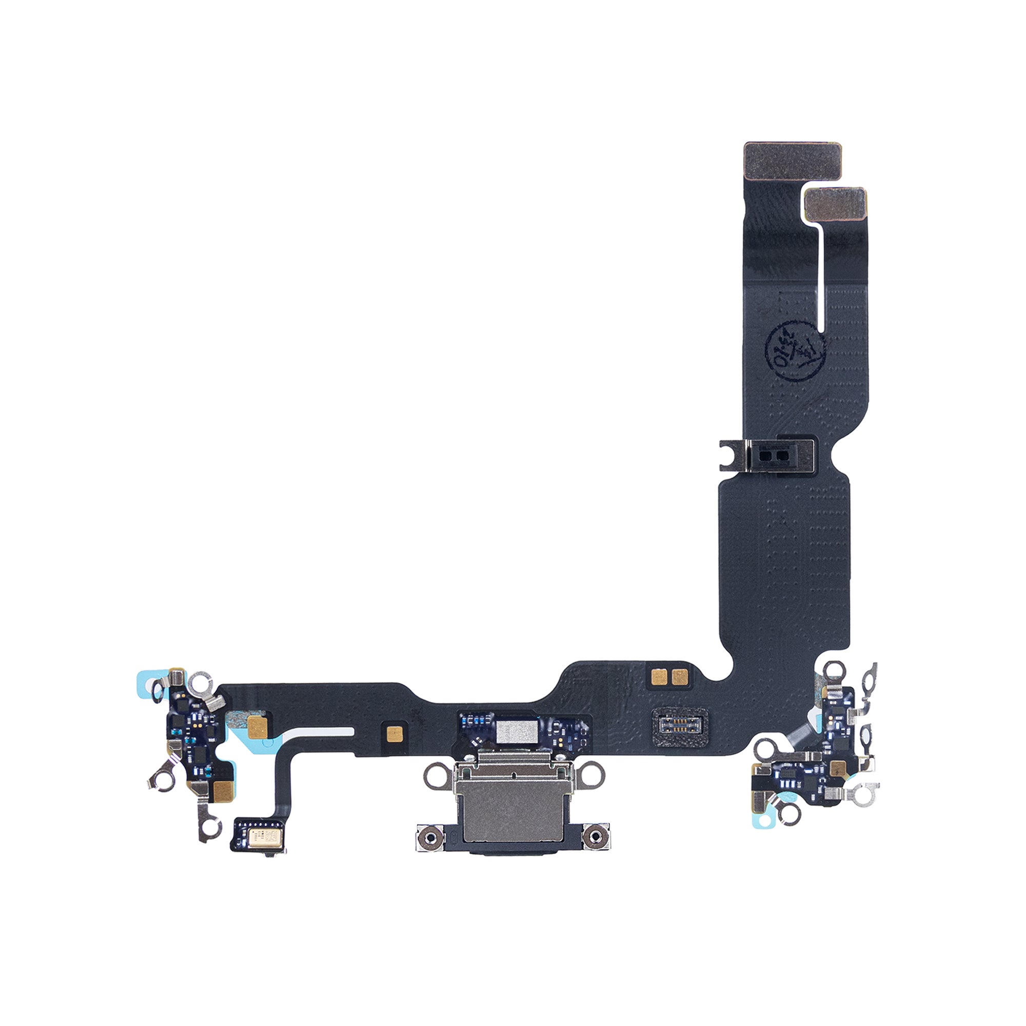 For Apple iPhone 15 Plus System Charging Flex Black Pulled