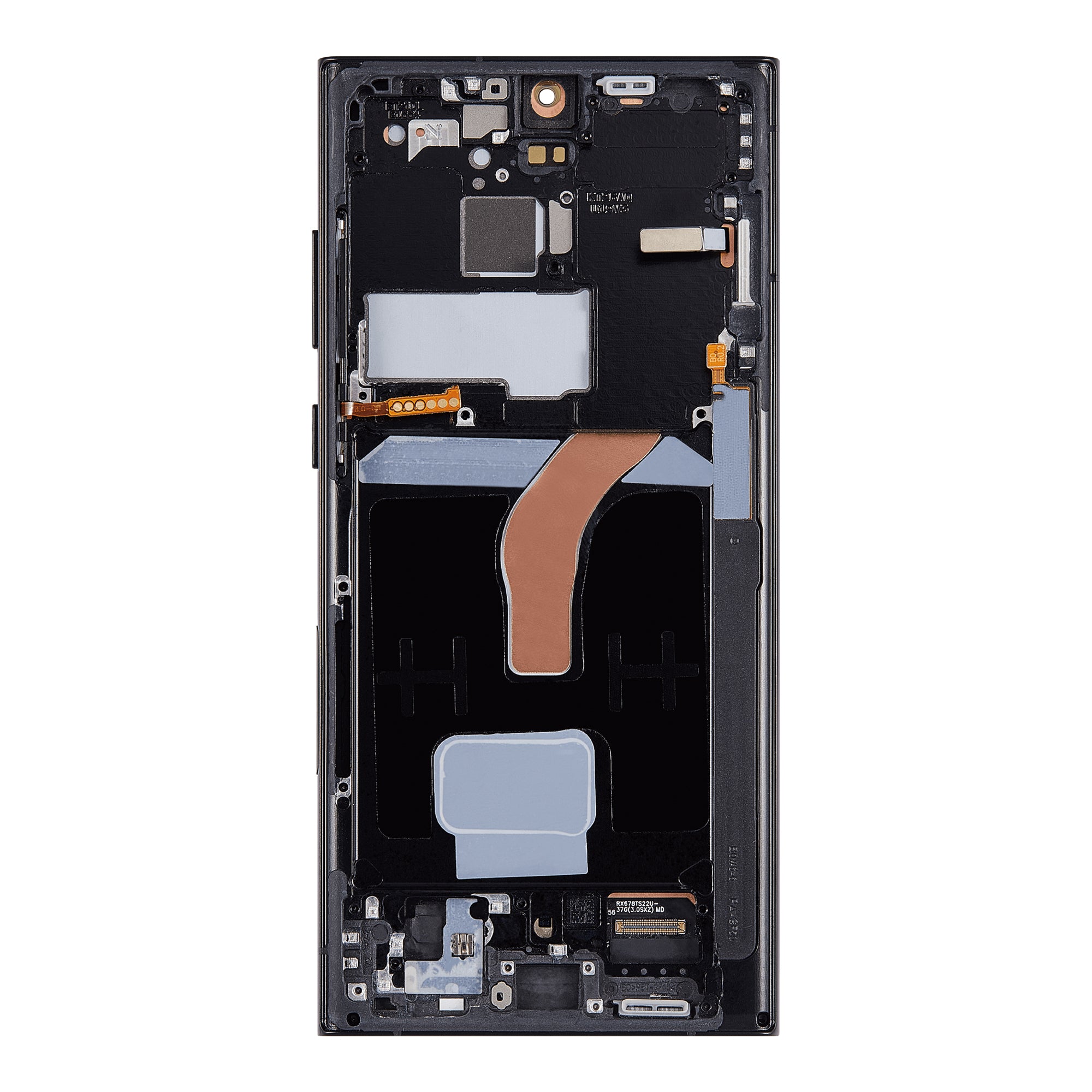 Samsung Galaxy S22 Ultra S908B Display And Digitizer With Frame Graphite, Red, Sky Blue Service Pack