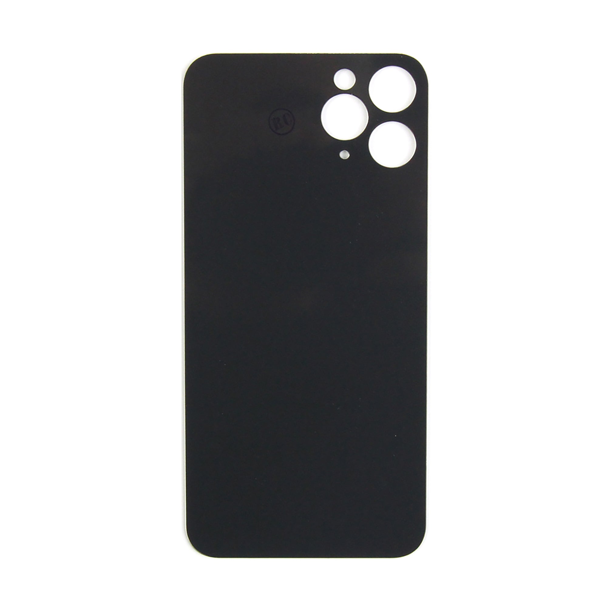 For Apple iPhone 11 Pro Back Glass, Enlarged Camera Frame Silver Compatible