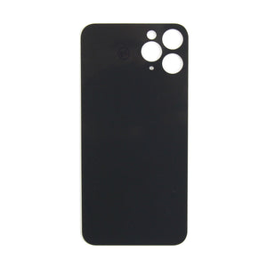 For Apple iPhone 11 Pro Back Glass, Enlarged Camera Frame Silver Compatible