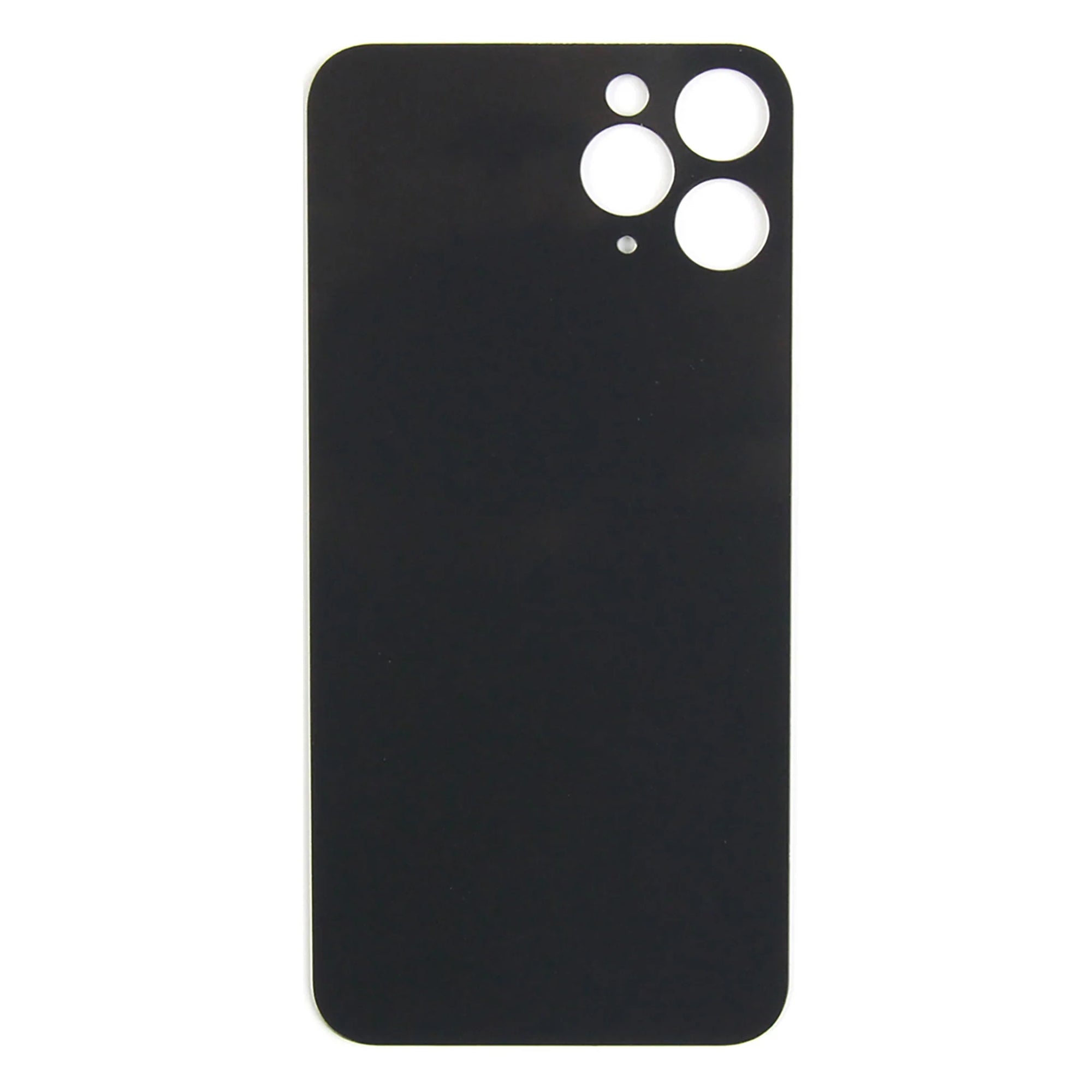 For Apple iPhone 11 Pro Back Glass, Enlarged Camera Frame Silver Compatible