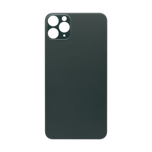 For Apple iPhone 11 Pro Max Back Glass, Enlarged Camera Frame Green Compatible