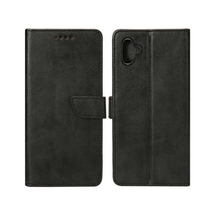 Rixus Bookcase For Samsung Galaxy A05 Black