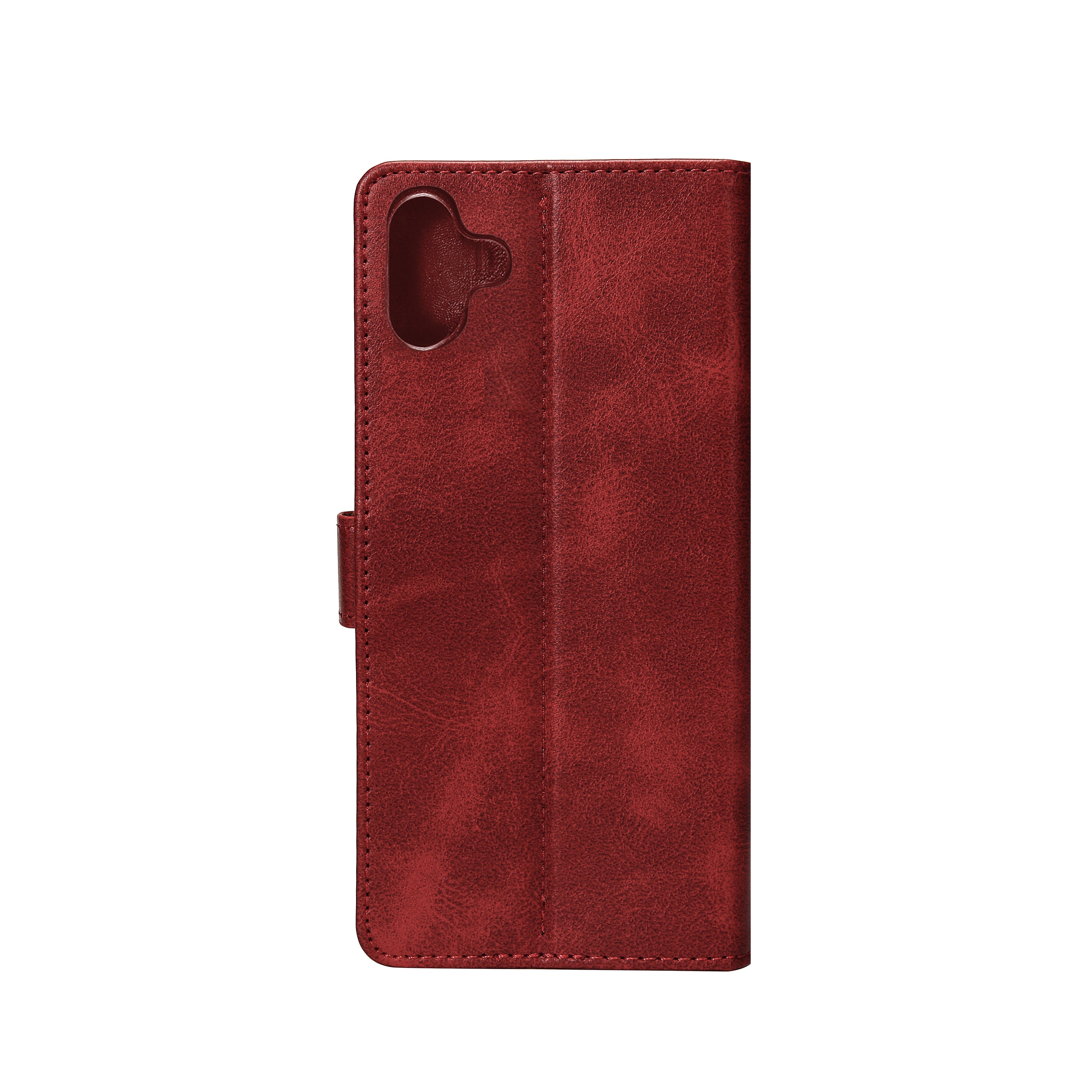 Rixus Bookcase For Samsung Galaxy A05 Dark Red