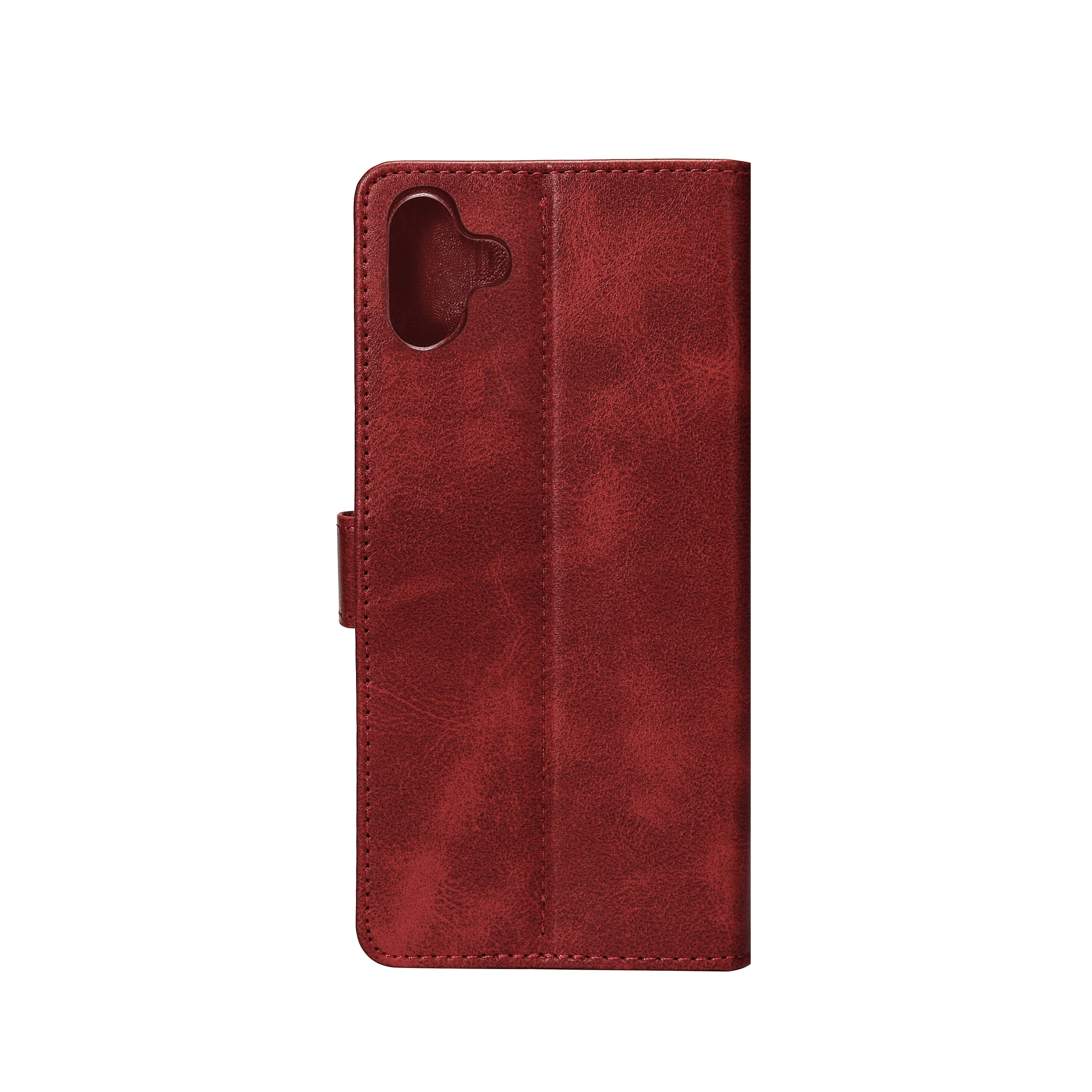 Rixus Bookcase For Samsung Galaxy A05 Dark Red
