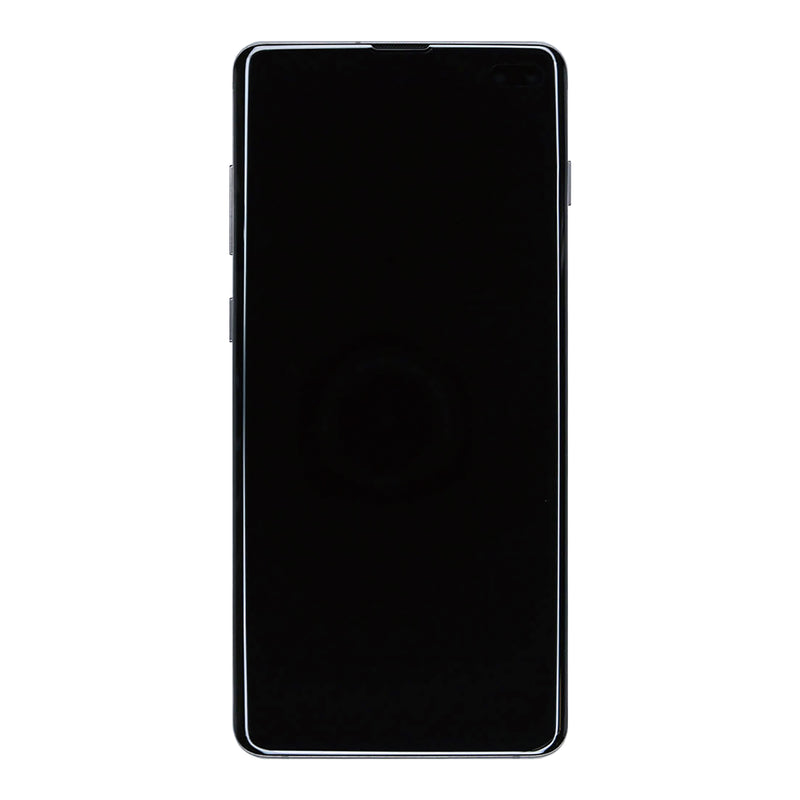 Samsung Galaxy S10 Plus G975F Display And Digitizer With Frame Prism Black Service Pack