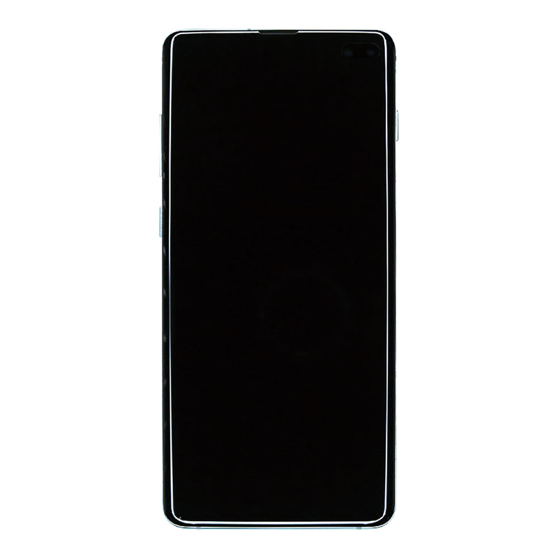 Samsung Galaxy S10 Plus G975F Display And Digitizer With Frame Prism Green Service Pack