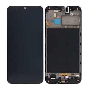 Samsung Galaxy M30 M305F Display And Digitizer With Frame Black Service Pack