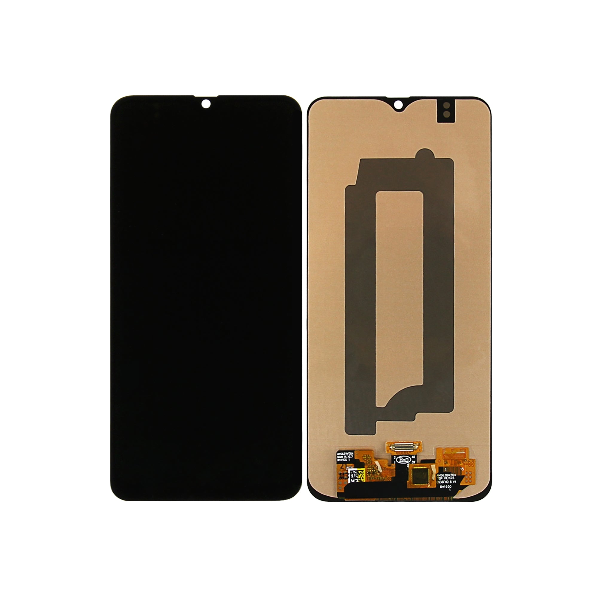 Samsung Galaxy M30 M305F Display And Digitizer With Frame Black Service Pack