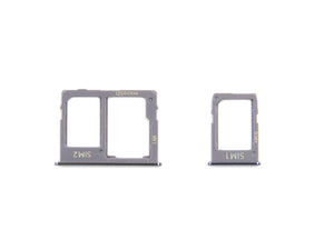 Samsung Galaxy J6 Plus J610F Sim Card Holder Set Grey OEM