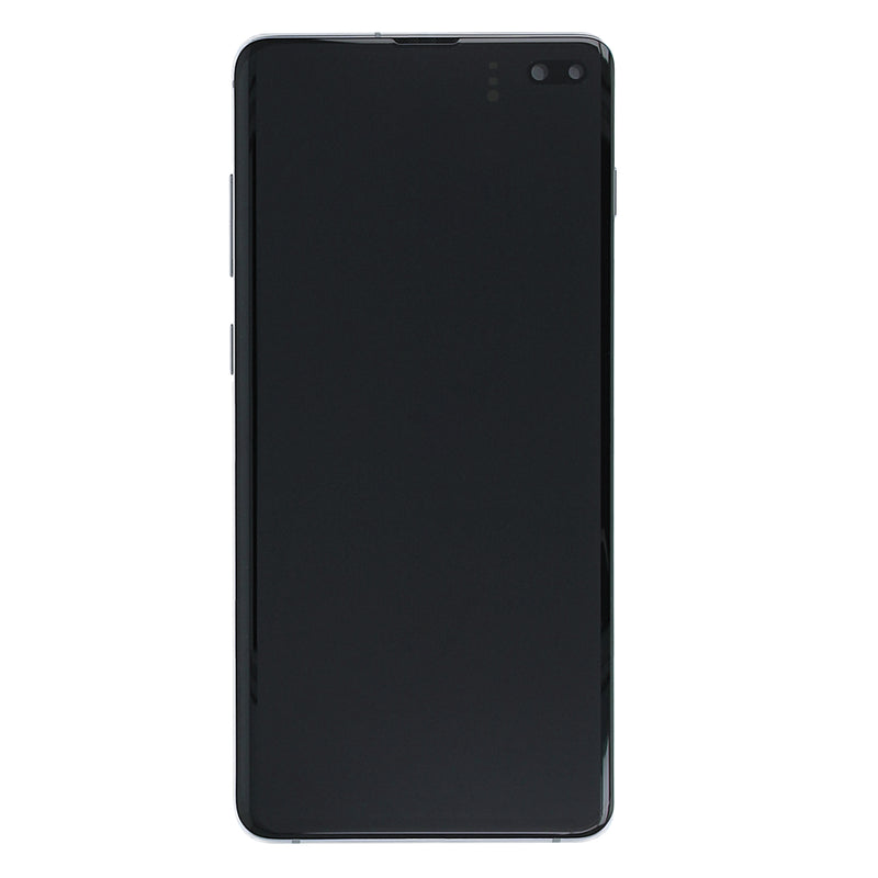 Samsung Galaxy S10 Plus G975F Display And Digitizer With Frame Prism Silver Service Pack
