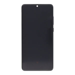 Huawei P30 New Version Display And Digitizer With Frame Black Service Pack