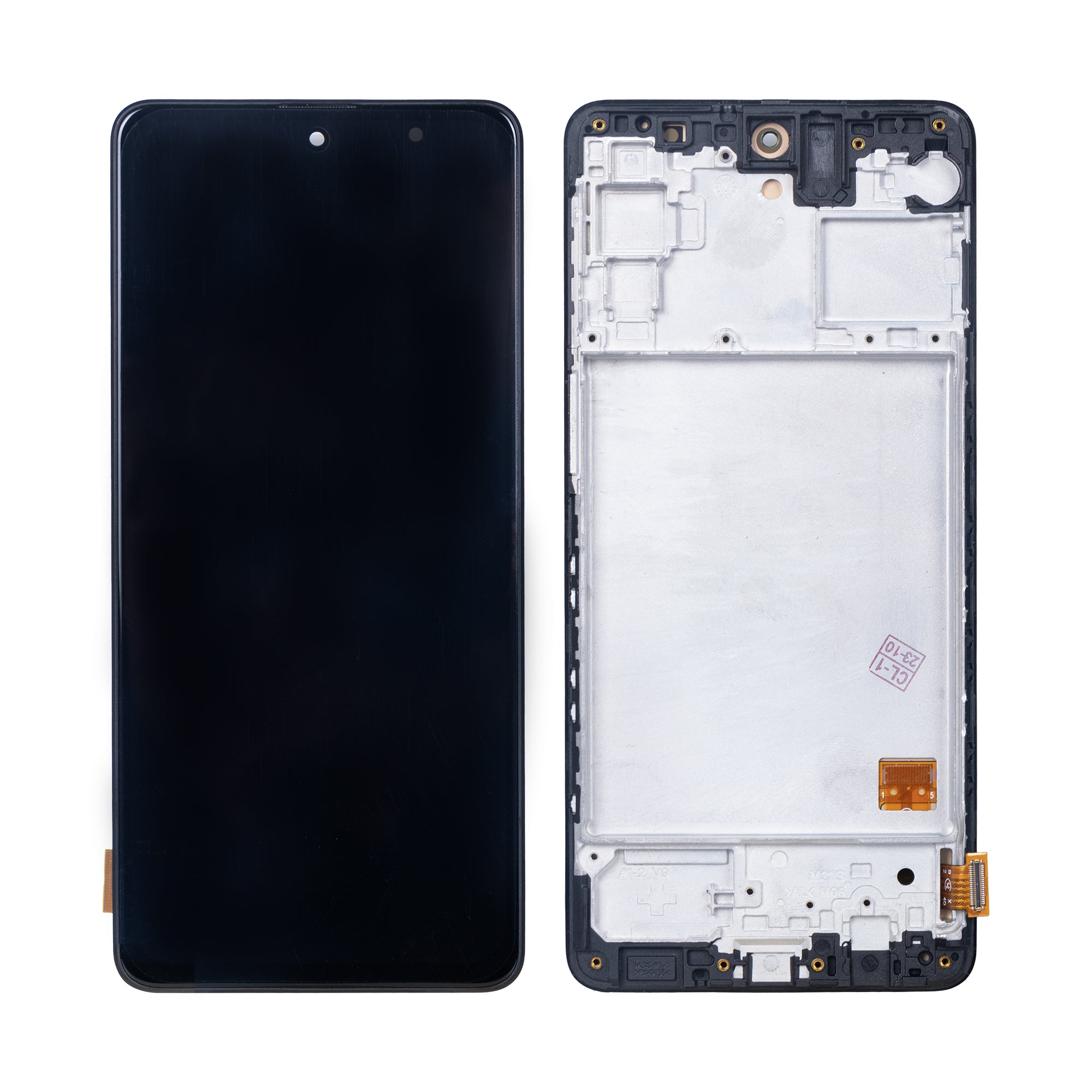 Samsung Galaxy M31s M317F Display And Digitizer With Frame Black Soft-OLED