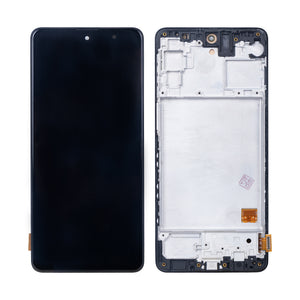 Samsung Galaxy M31s M317F Display And Digitizer With Frame Black Soft-OLED