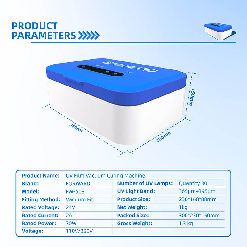 Forward UV Film Vacuum Curing Machine