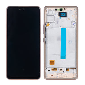 Samsung Galaxy A53 5G A536B Display And Digitizer With Frame Peach Soft-OLED