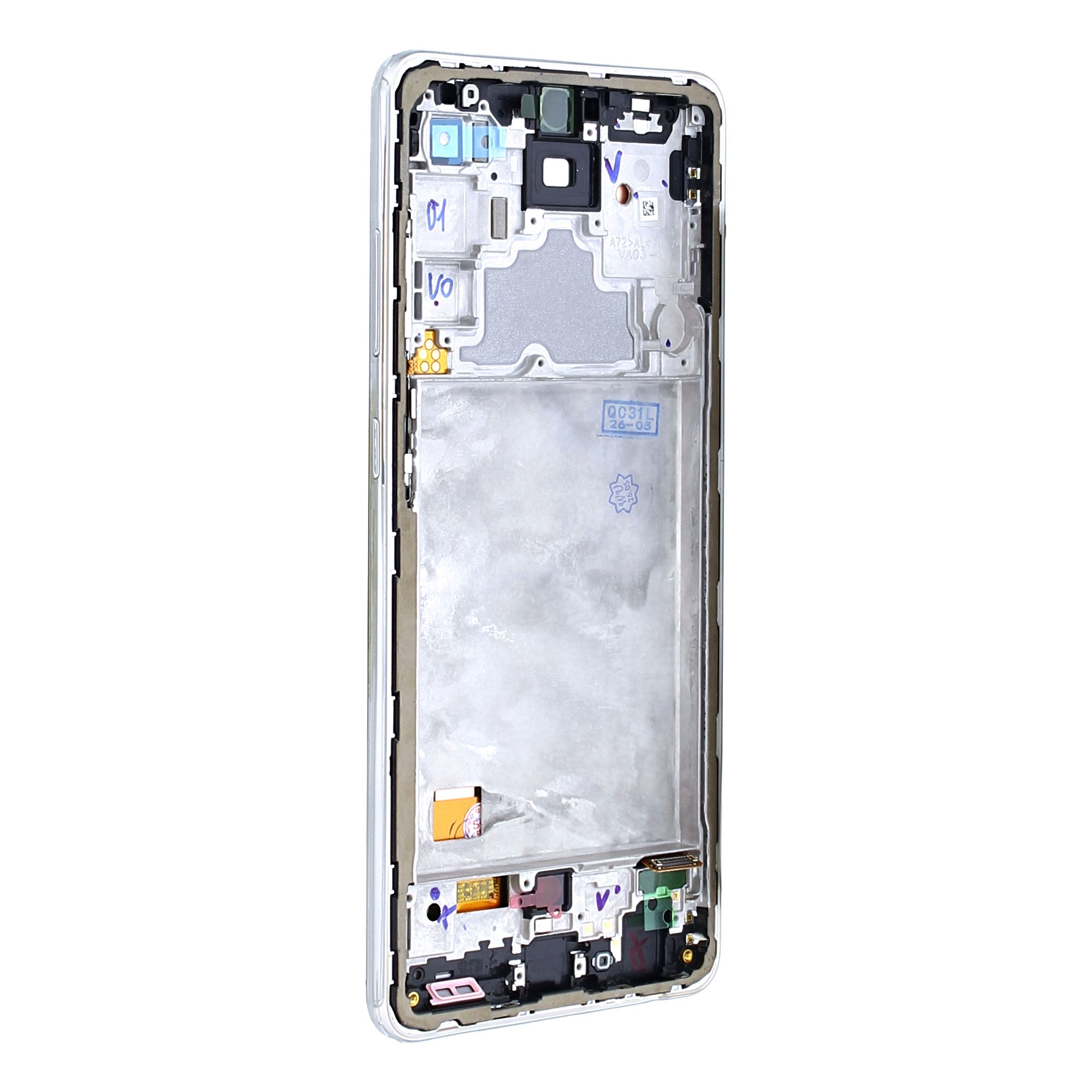 Samsung Galaxy A72 A725F Display And Digitizer With Frame Awesome White Soft-OLED