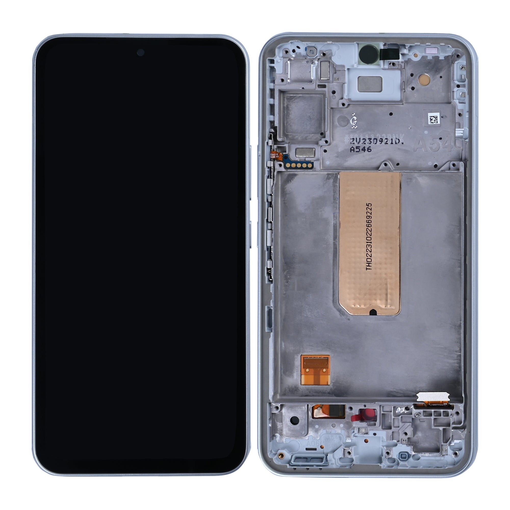 Samsung Galaxy A54 5G A546B Display And Digitizer With Frame White Soft-OLED