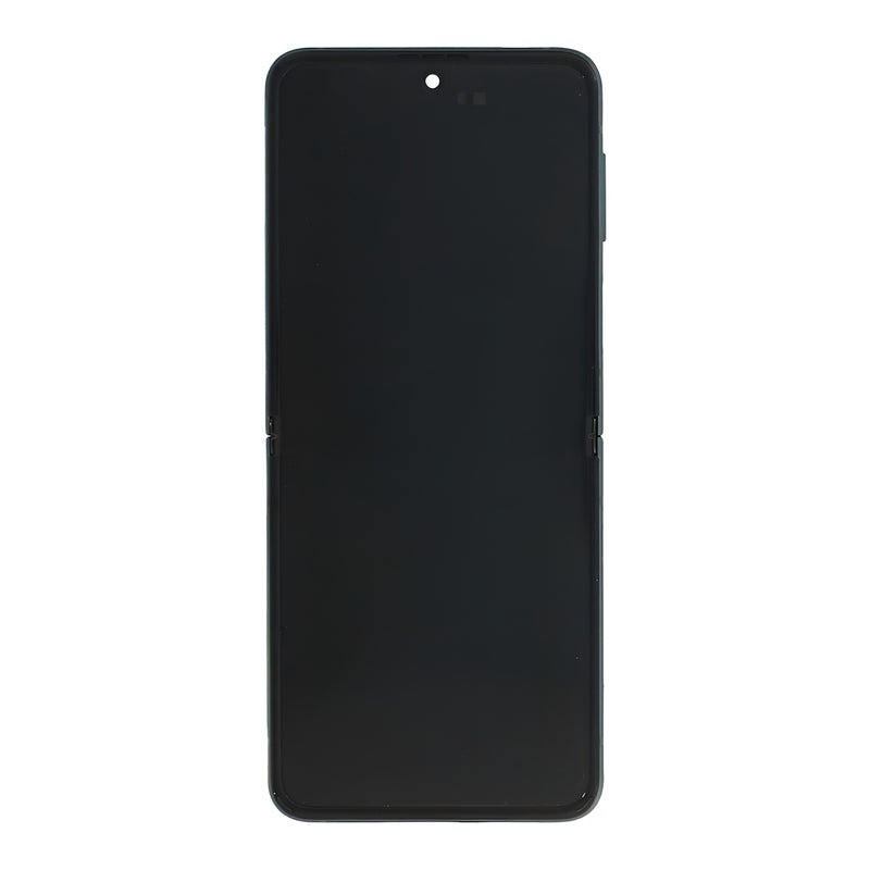 Samsung Galaxy Z Flip3 5G F711B Main Display And Digitizer With Frame Green Service Pack