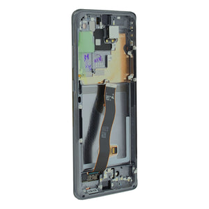 Samsung Galaxy S20 Ultra G988B Display And Digitizer With Frame Cosmic Grey Service Pack