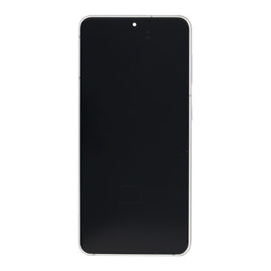 Samsung Galaxy S21 5G G991B Display And Digitizer With Frame Phantom White Service Pack