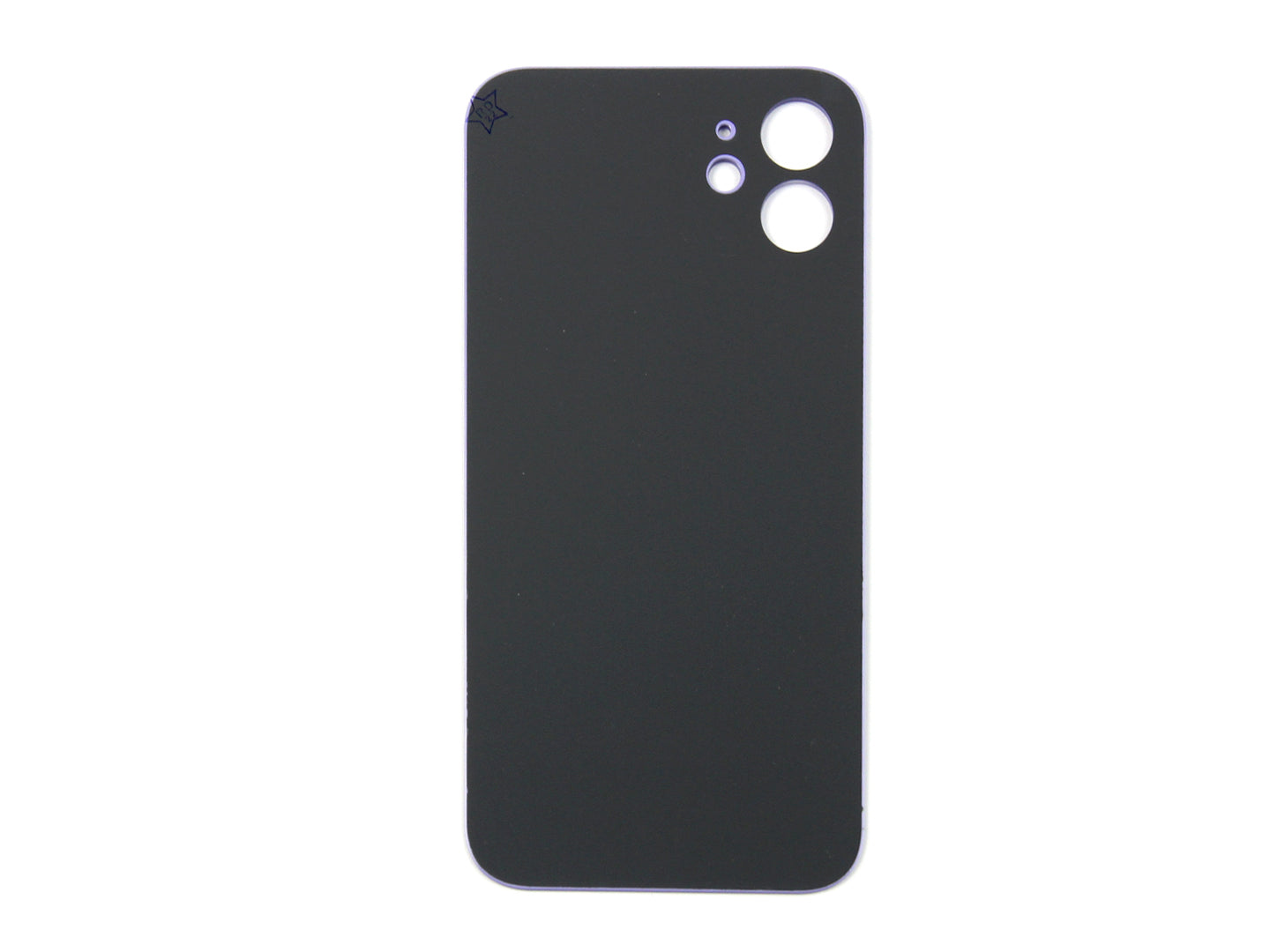 For Apple iPhone 12 Back Glass, Enlarged Camera Frame Purple Compatible