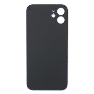 For Apple iPhone 12 Back Glass, Enlarged Camera Frame Purple Compatible