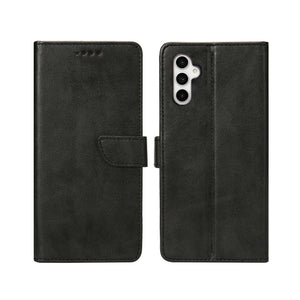 Rixus Bookcase For Samsung Galaxy A54 5G Black