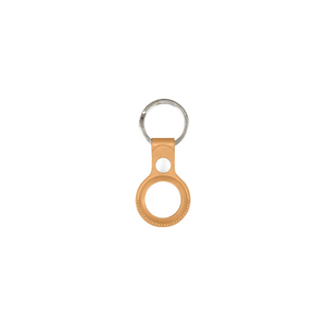 For Apple AirTag Leather Key Ring California Poppy Compatible