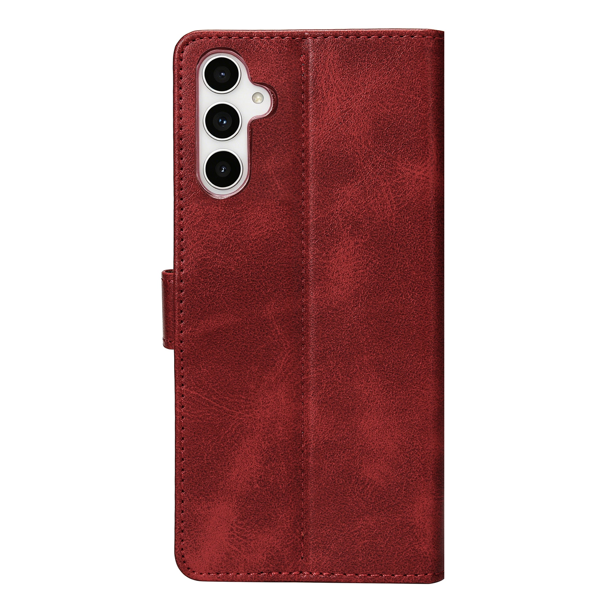 Rixus Bookcase For Samsung Galaxy A54 5G Red