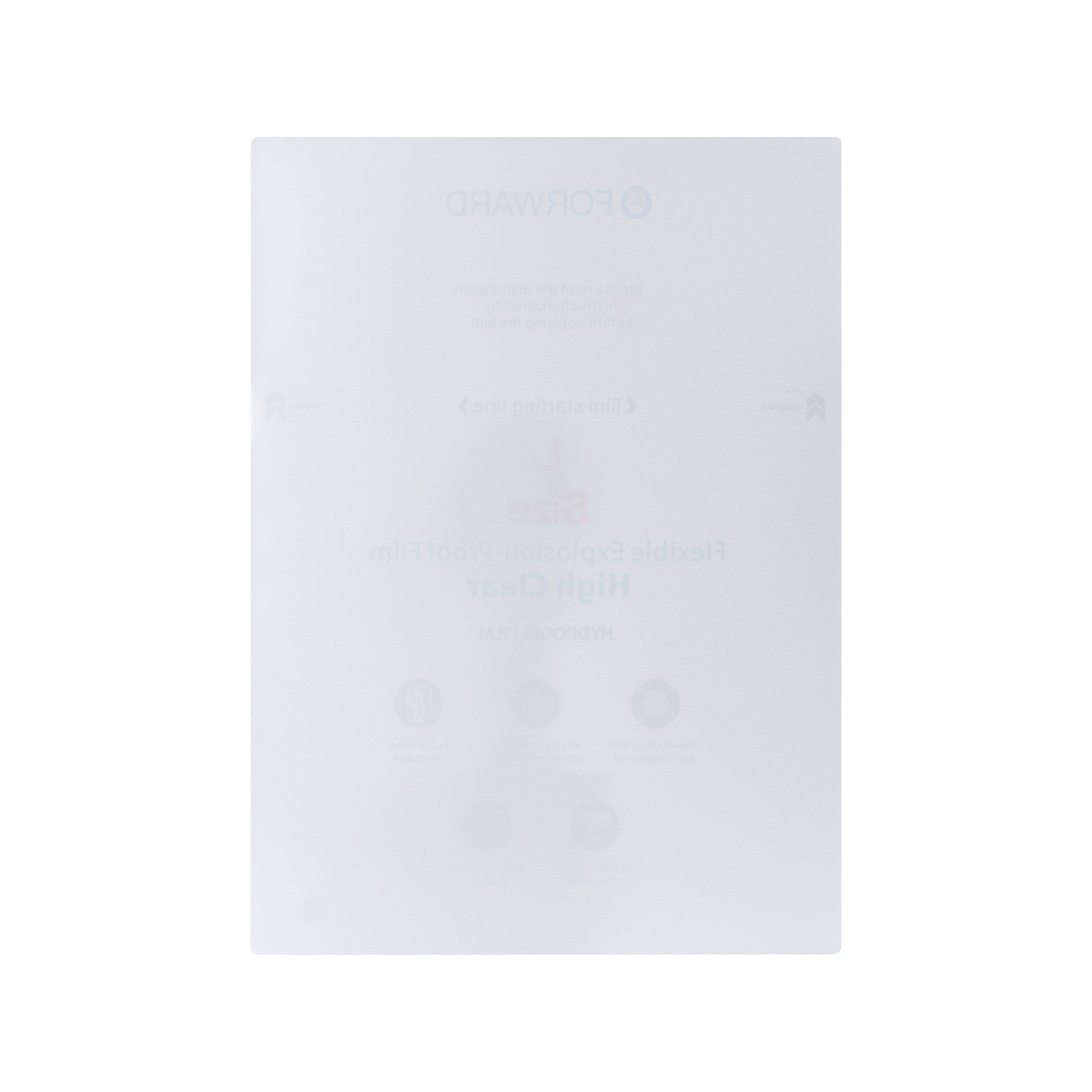 Forward 16" High Clear Flexible Explosion-proof Film (5 Pieces)