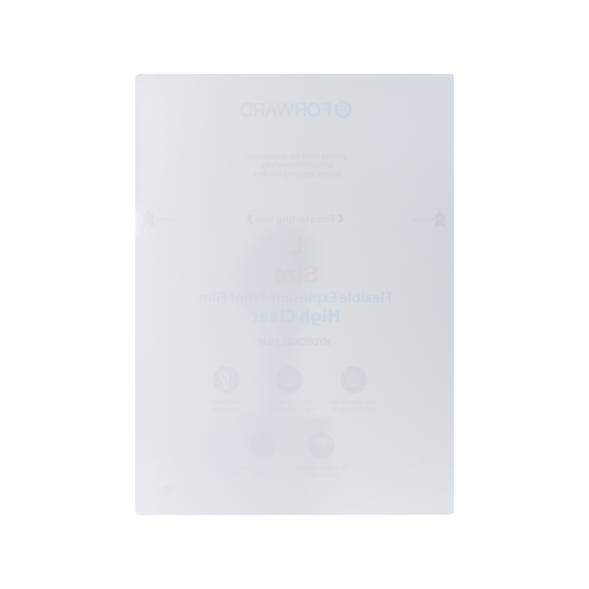 Forward 16" High Clear Flexible Explosion-proof Film (5 Pieces)