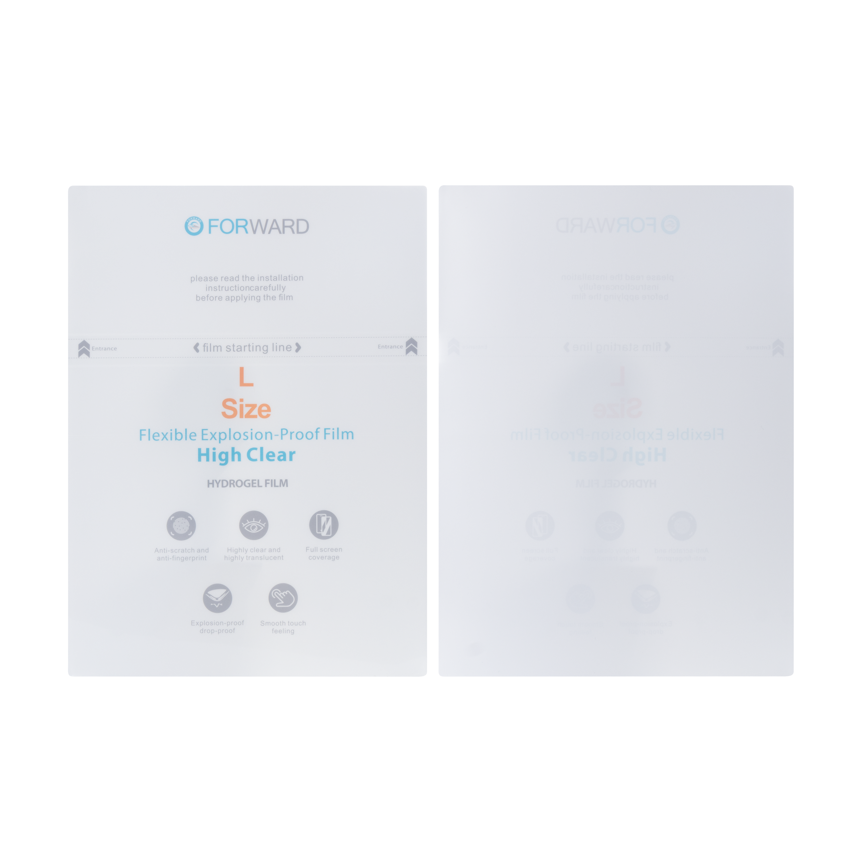 Forward 16" High Clear Flexible Explosion-proof Film (5 Pieces)