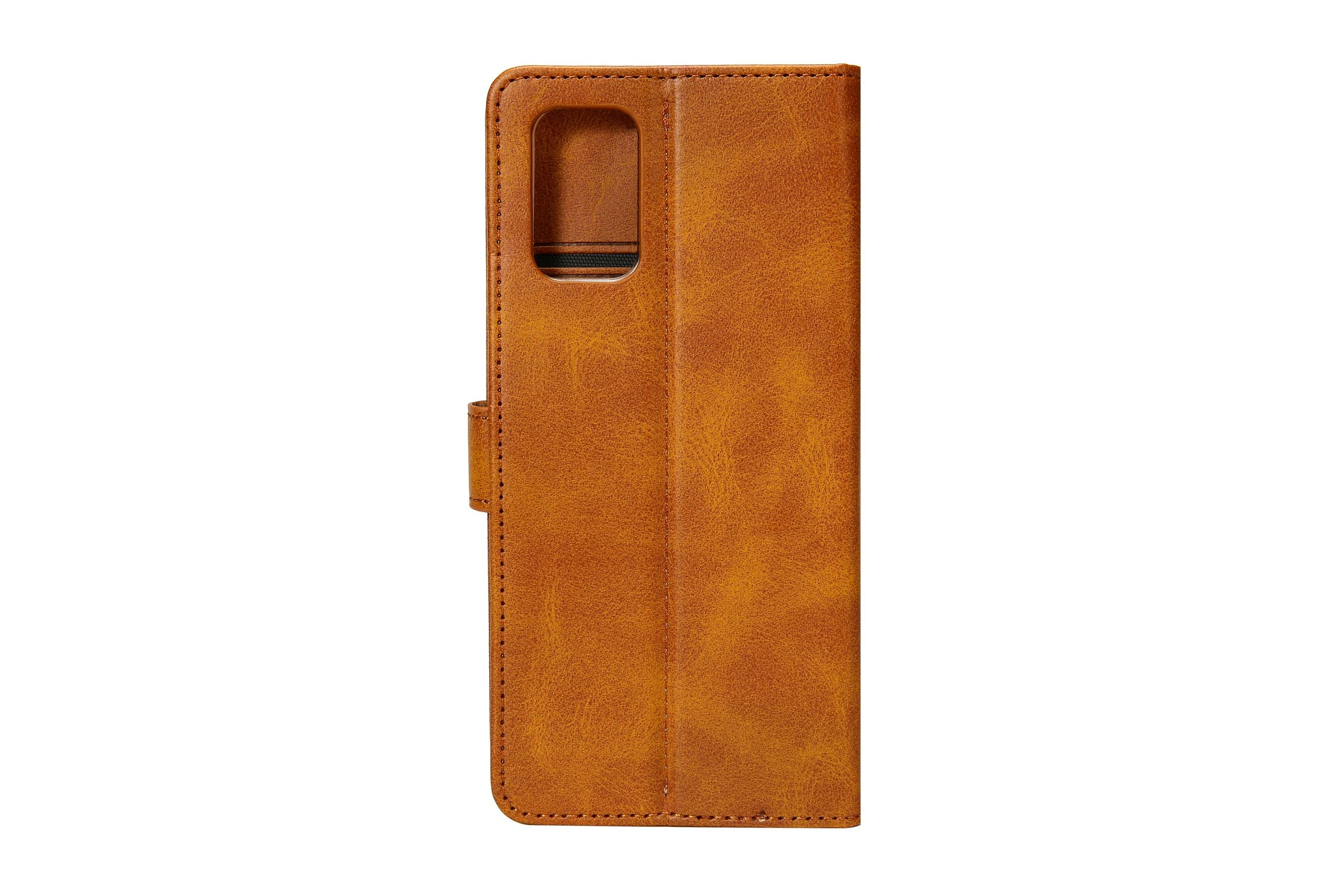 Rixus Bookcase For Apple iPhone 13 Pro Light Brown