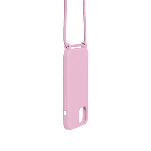 Rixus TPU Necklace Cord Cover For Apple iPhone 15 Pink