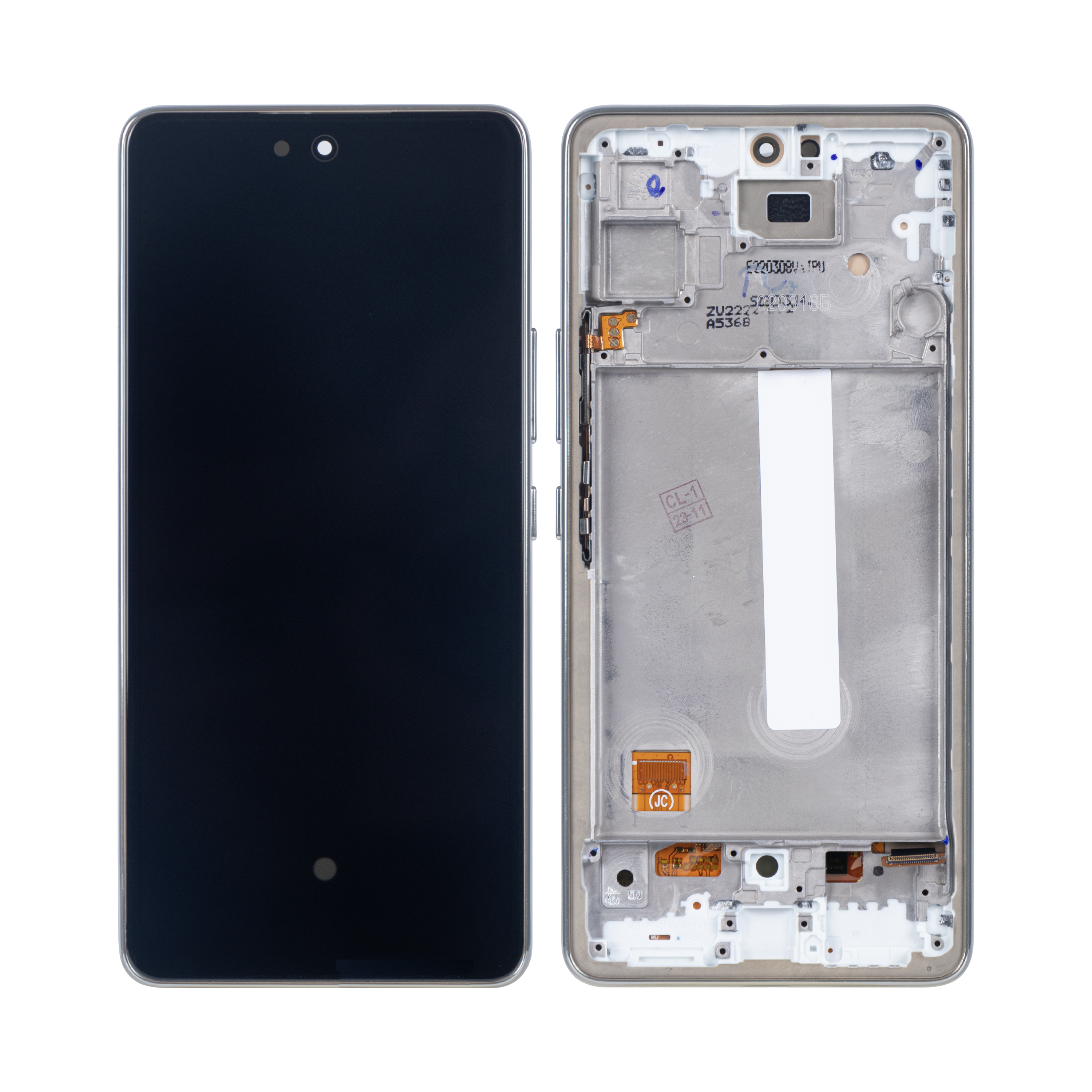 Samsung Galaxy A53 5G A536B Display And Digitizer With Frame White Soft-OLED