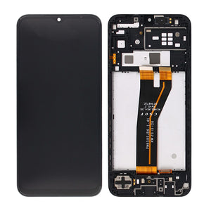 Samsung Galaxy M14 5G M146B Display And Digitizer With Frame Black Service Pack