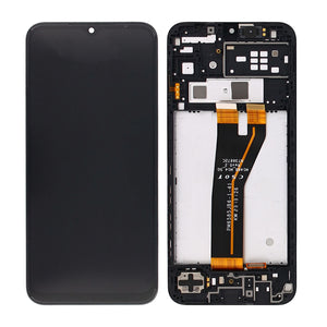 Samsung Galaxy M14 5G M146B Display And Digitizer With Frame Black Service Pack