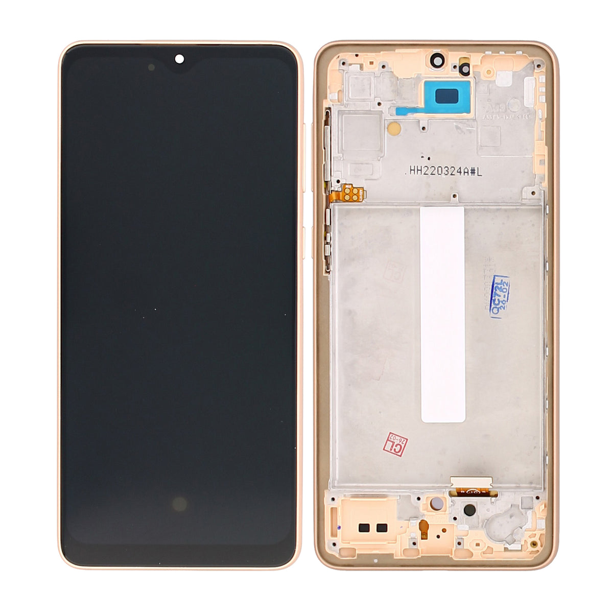 Samsung Galaxy A33 5G A336B Display And Digitizer With Frame Awesome Peach Soft-OLED