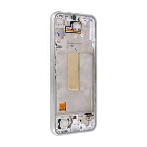 Samsung Galaxy A34 5G A346B Display And Digitizer With Frame Silver Service Pack