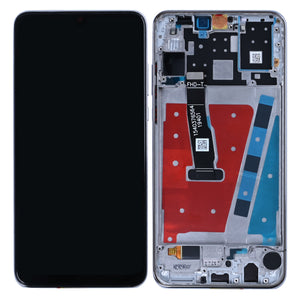 Huawei P30 Lite, P30 Lite New Edition Display And Digitizer With Frame Pearl White OEM