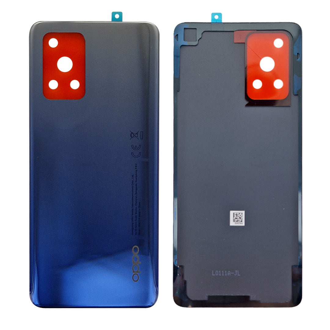 Oppo F19, A74 Back Cover Without Lens Midnight Blue Original