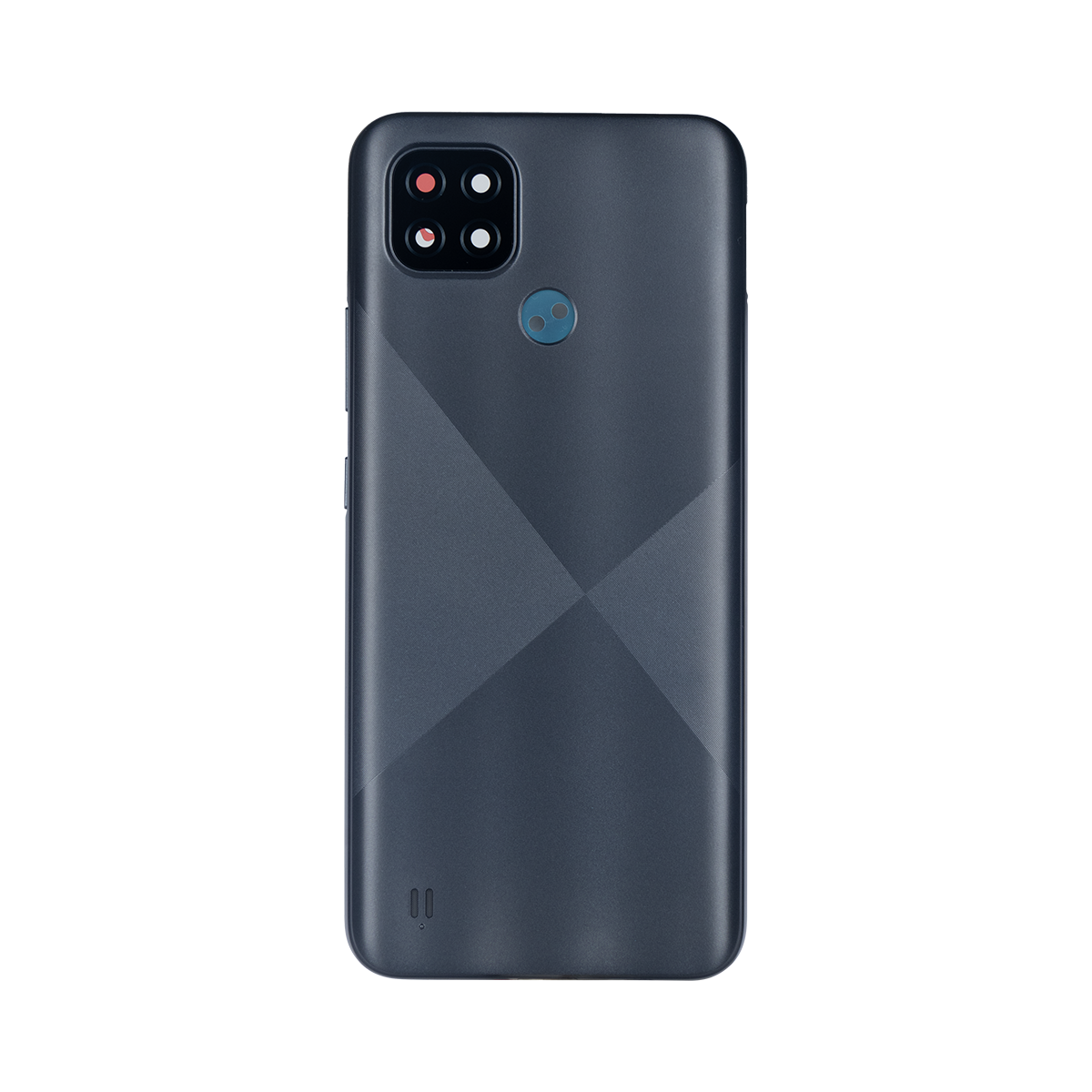 Realme C21 RMX3201 Back Cover Cross Black (+Lens)