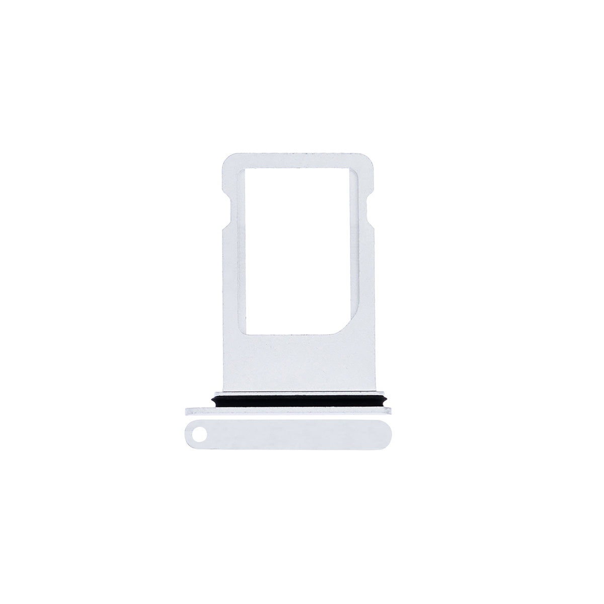 For Apple iPhone 8 Plus Sim Card Holder Silver Pulled