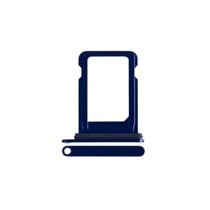 For Apple iPhone 12 Mini Sim Card Holder Blue Pulled