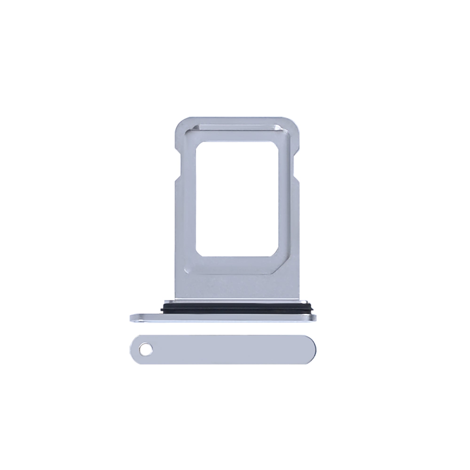For Apple iPhone  12 Pro Max Sim Card Holder Silver Pulled