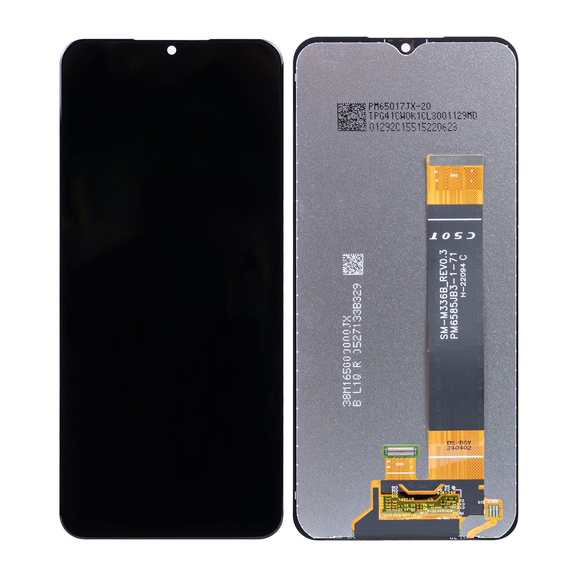 Samsung Galaxy M33 M336B, M23 M236B, A13 A135F, A23 A236B Display And Digitizer Black Without Frame Black OEM